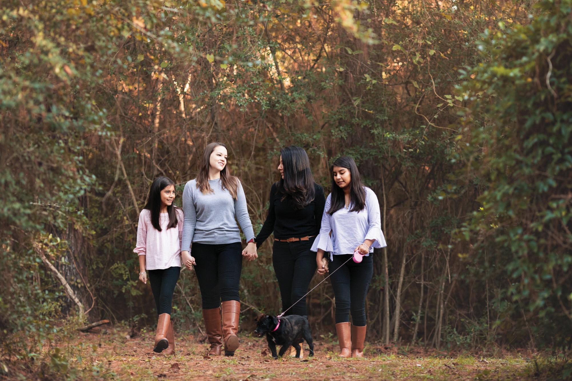 Trying to pretend we are talking to each other for the photoshoot lol