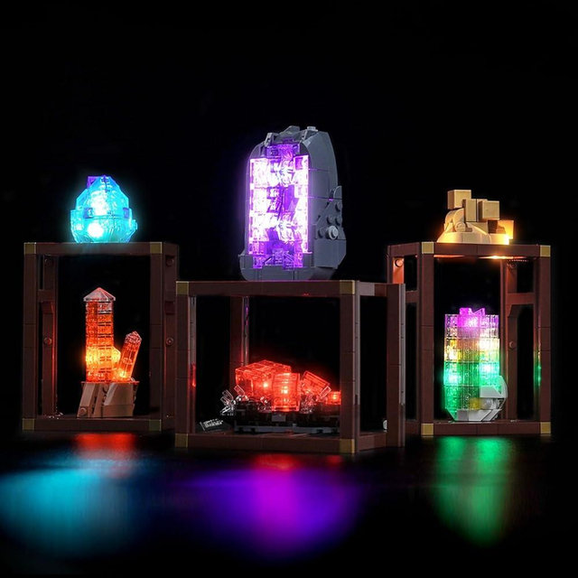 LocoLee Light kit Compatible with Lego 21362 Mineral Collection - No Model Only Light, LED Lighting Accessories Compatible with Lego 21362