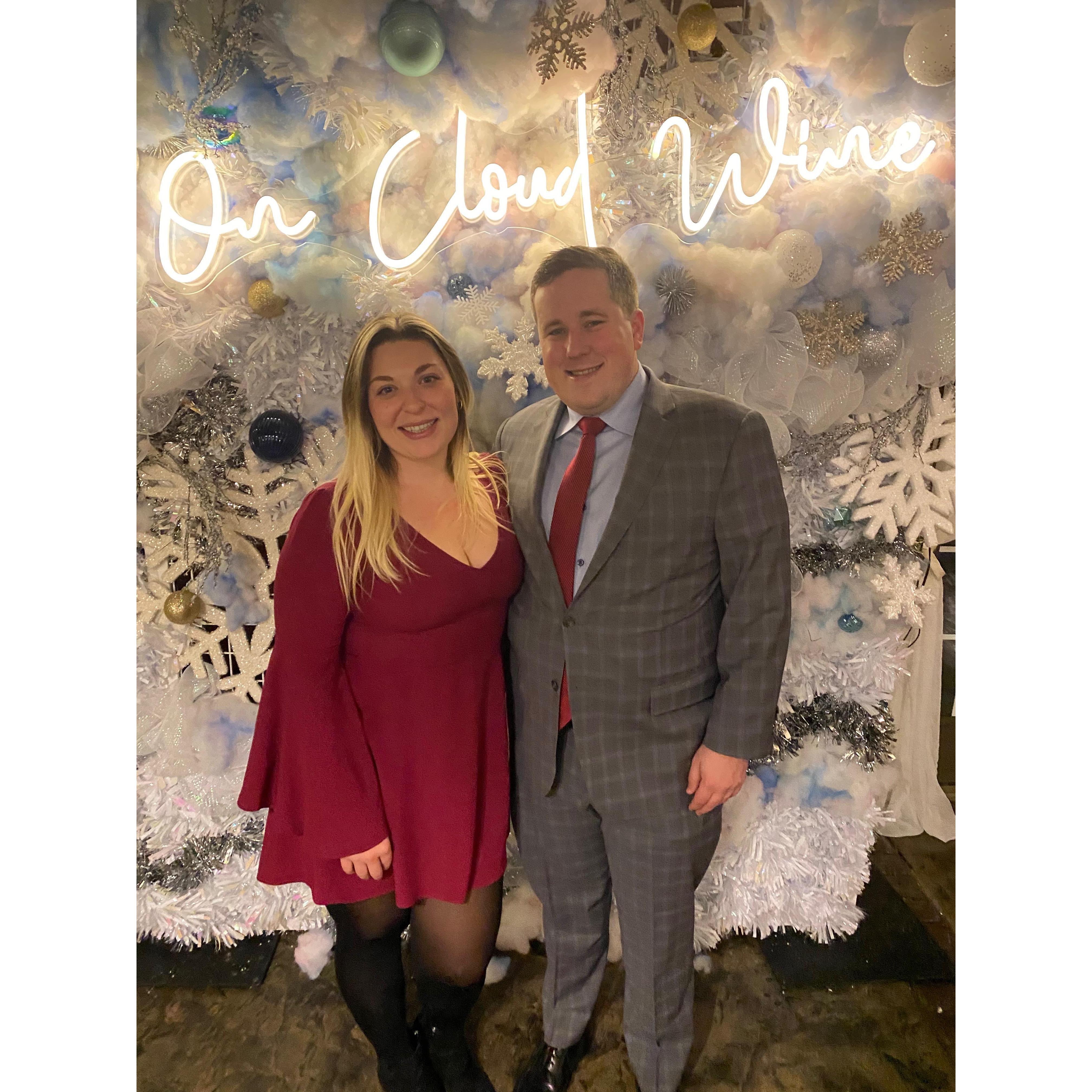 Our first Valentine's together was spent drinking a lot of Virginia wine.