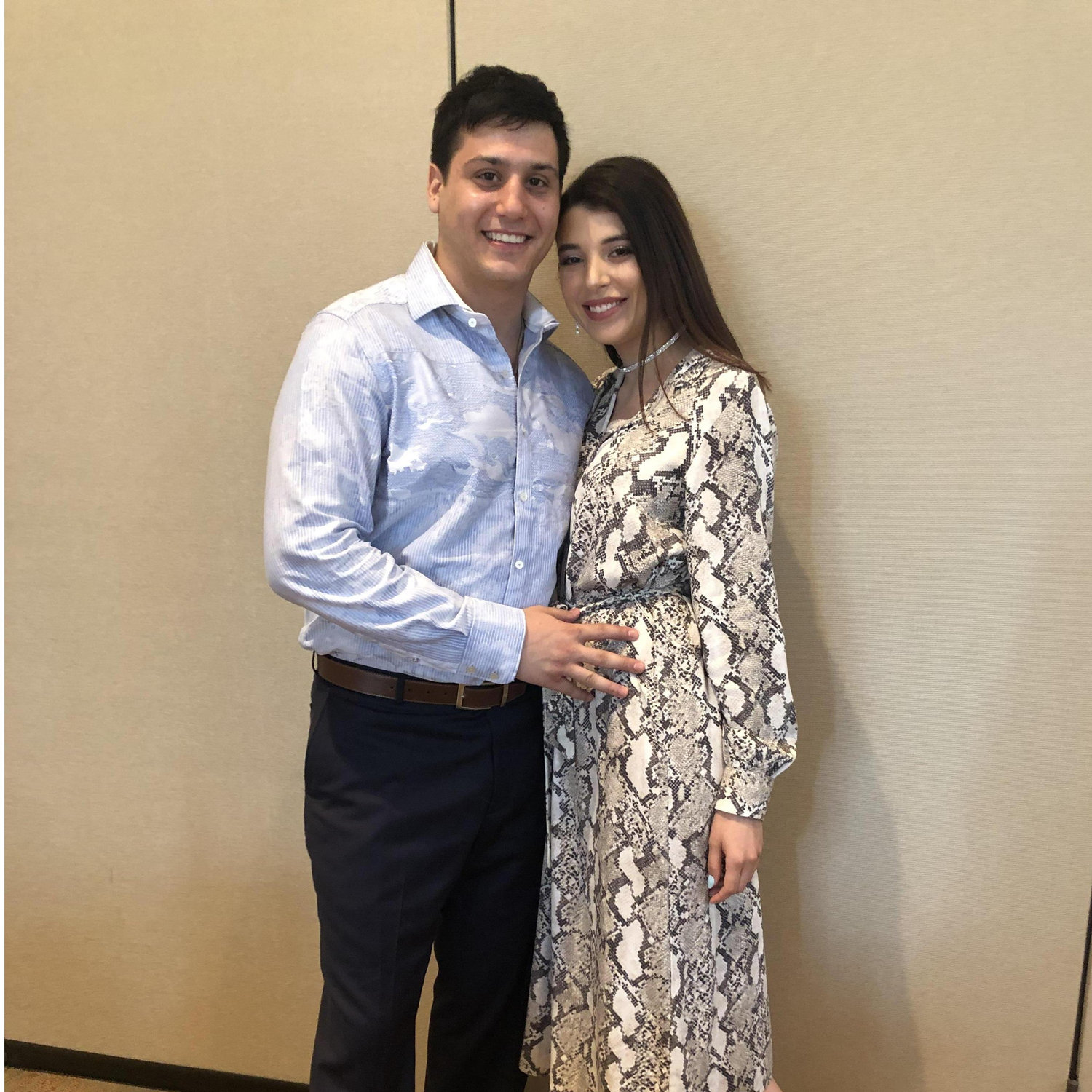 Cant wait to see you at our simcha! Love, Alexa + David
