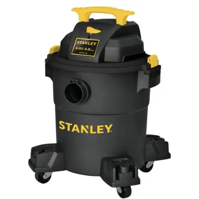 Stanley - 6 Gallon wet/dry vacuum - black