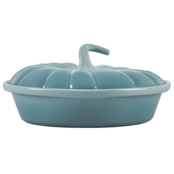 Le Creuset Pumpkin Pie Dish with Lid, 9"