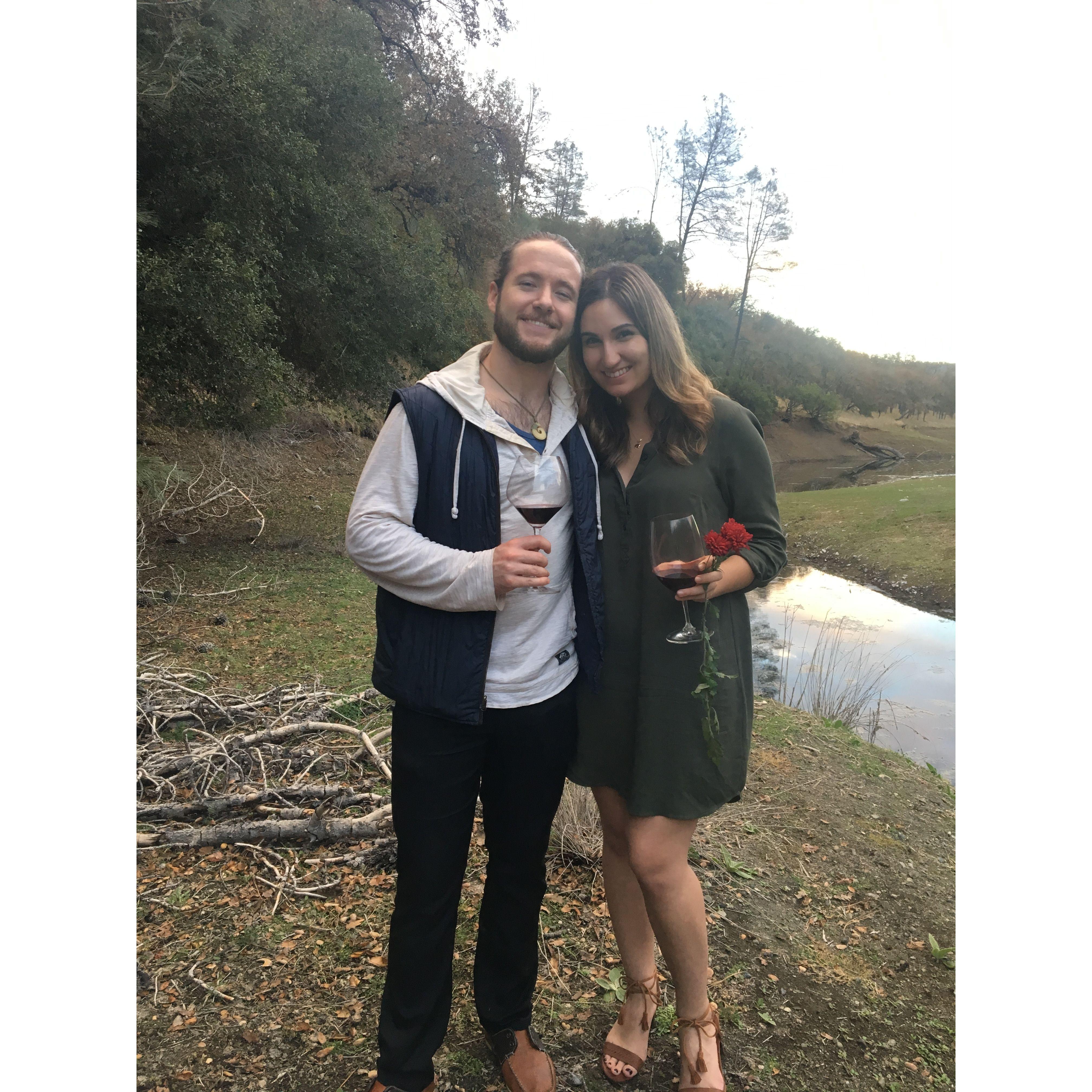 One of our first dates! Napa, CA '17