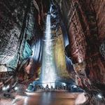 Ruby Falls underground waterfall