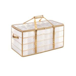 SONGMICS Large Plastic Christmas Storage Container with Lid