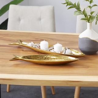 2-Piece Fish Decorative Tray Set