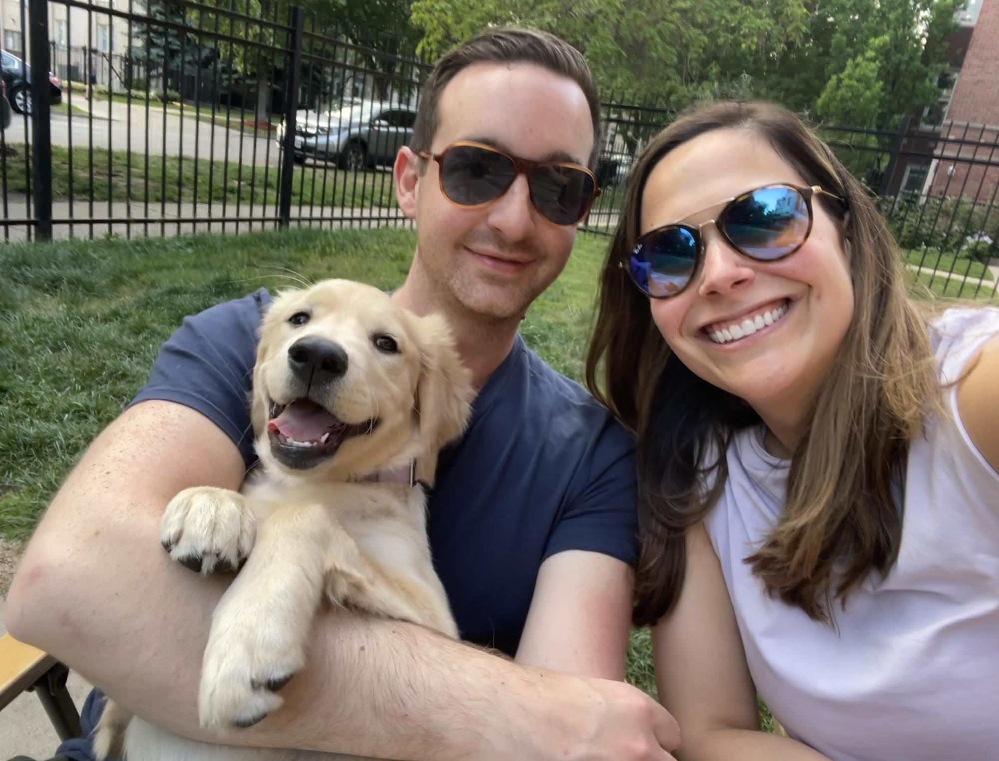 Family photo! We love our new family member, Dakota!