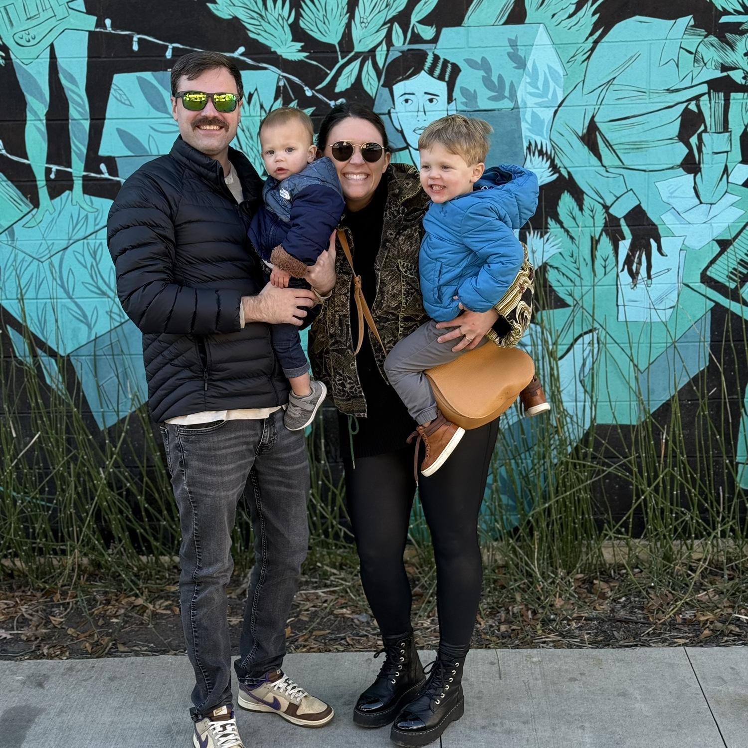 With our nephews in Athens, GA