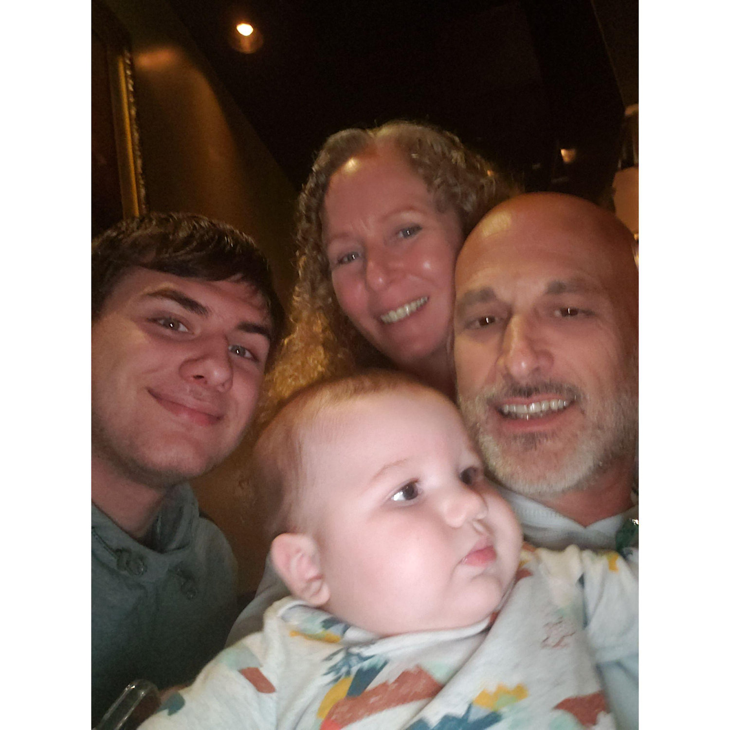 Birthday dinner fun with the family