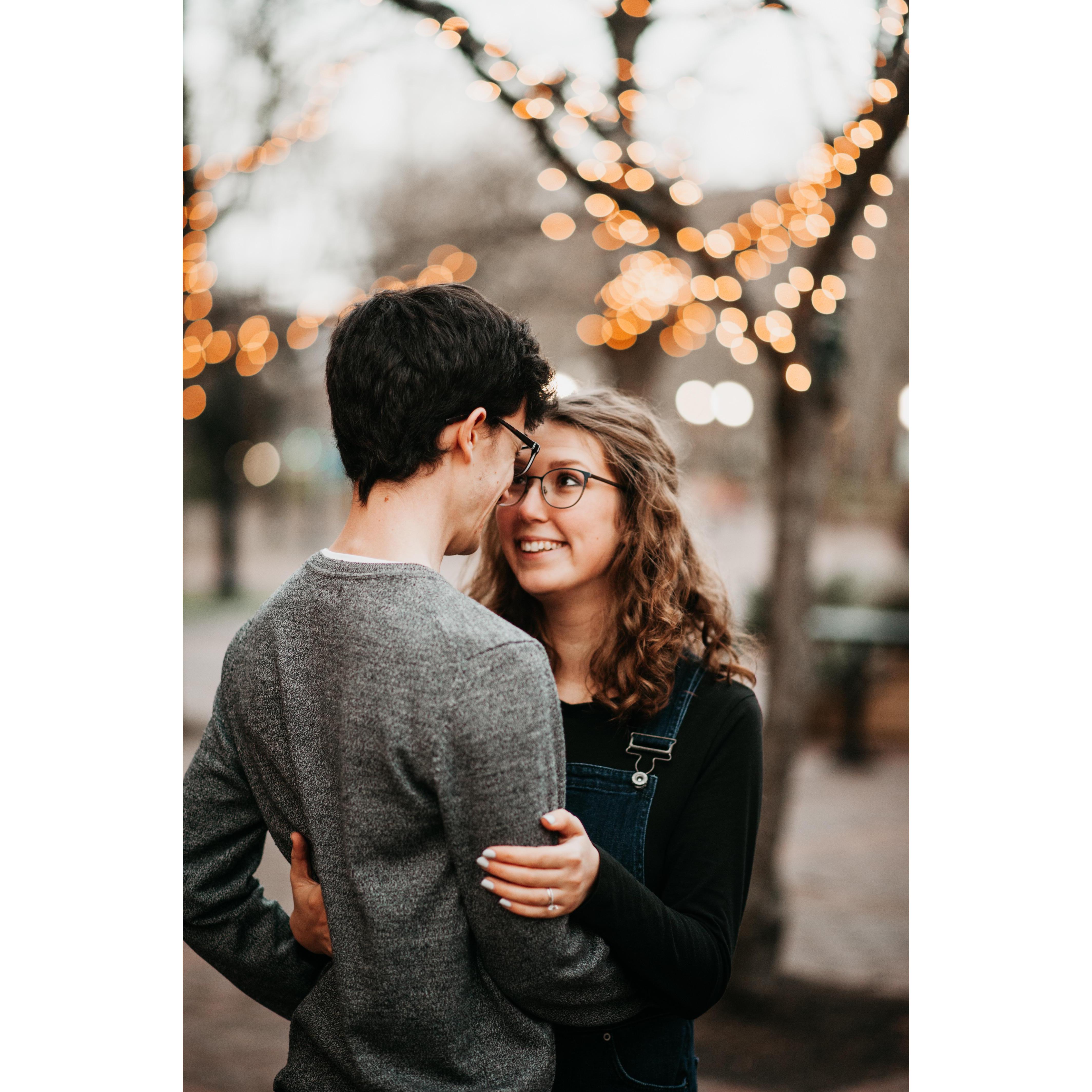 Pictures from our engagement photo session!