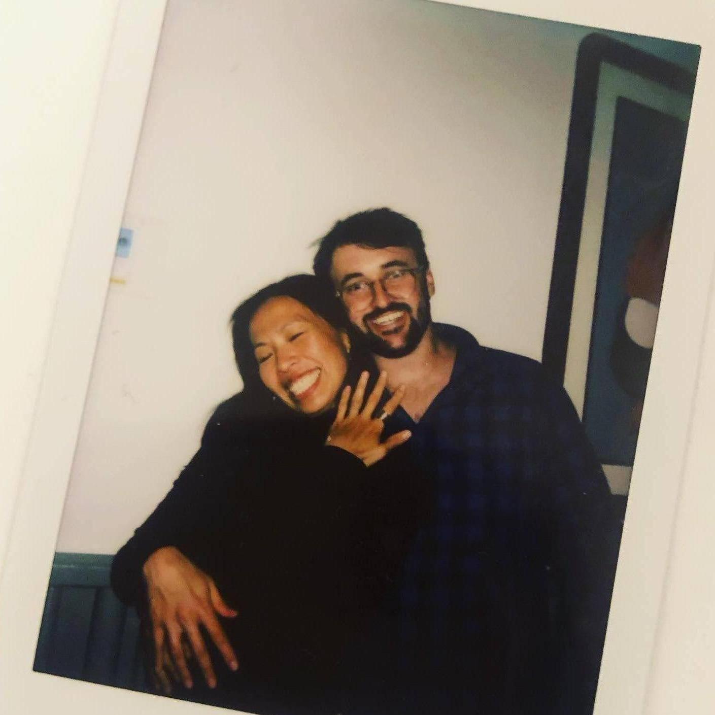 The night we got engaged!