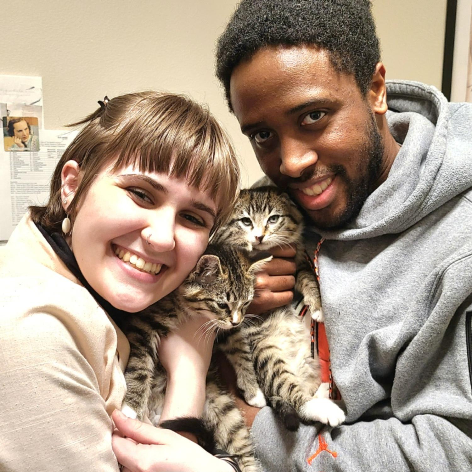 Adding to our family in 2022 with our kitties, Adonis and Aeneas.