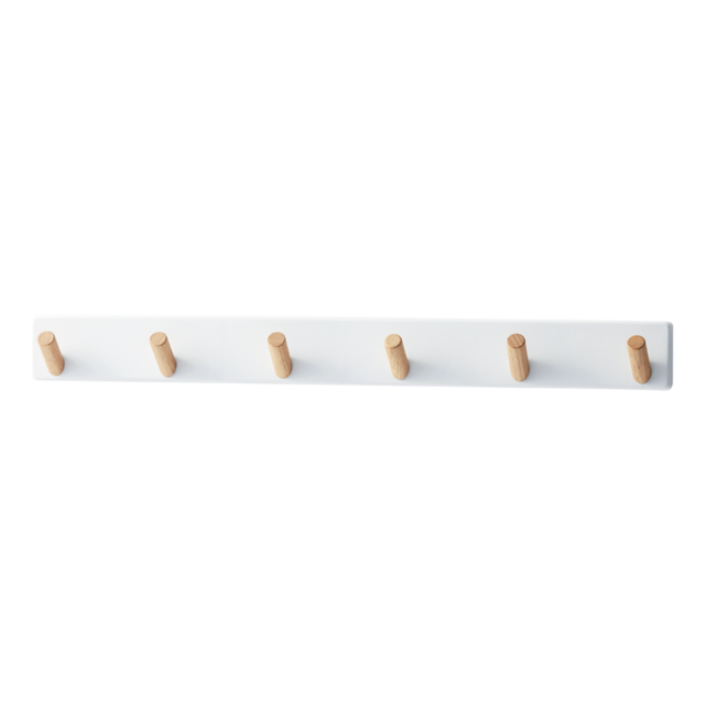 Wall-Mounted Coat Hanger - Steel + Wood