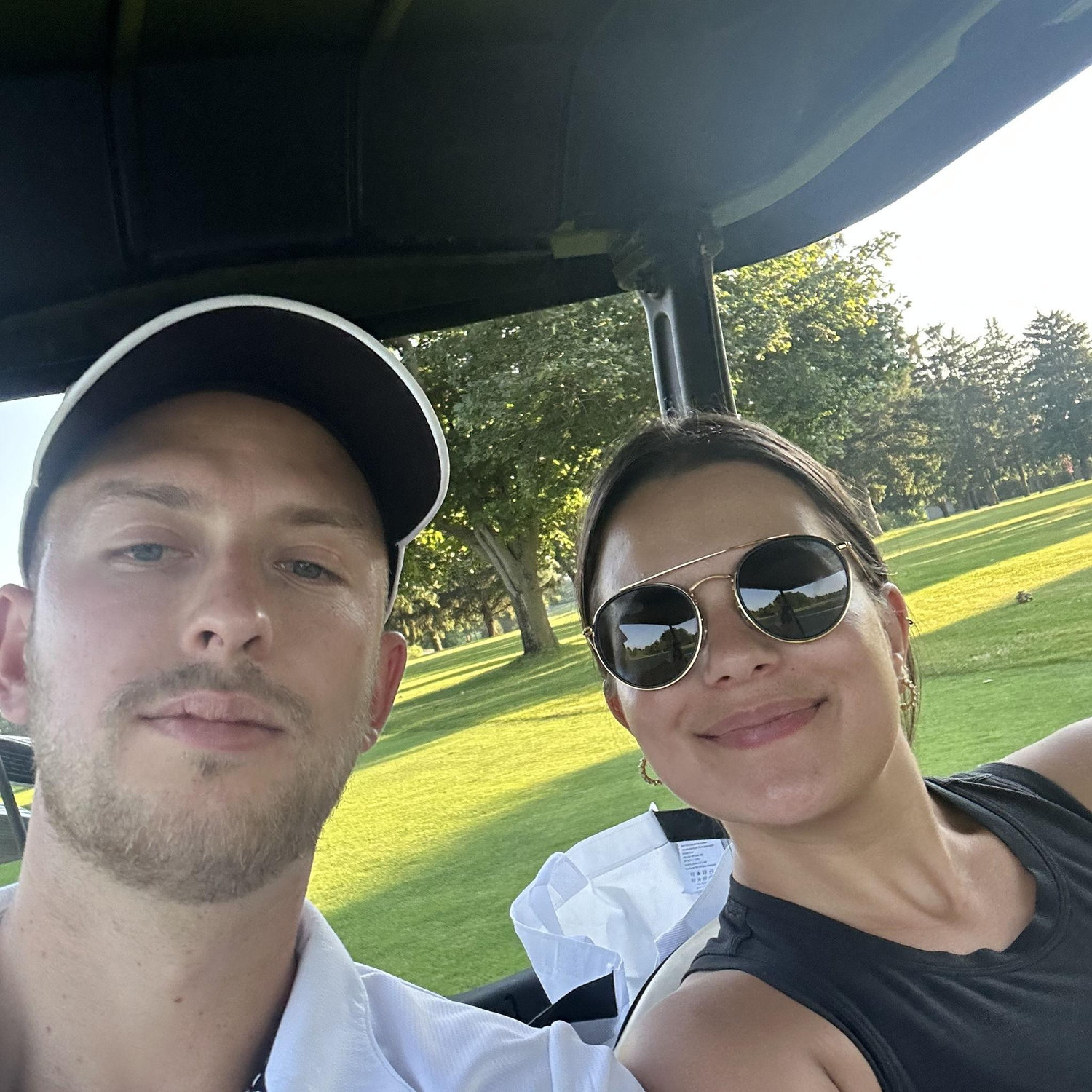 Our first round of golf, 2025