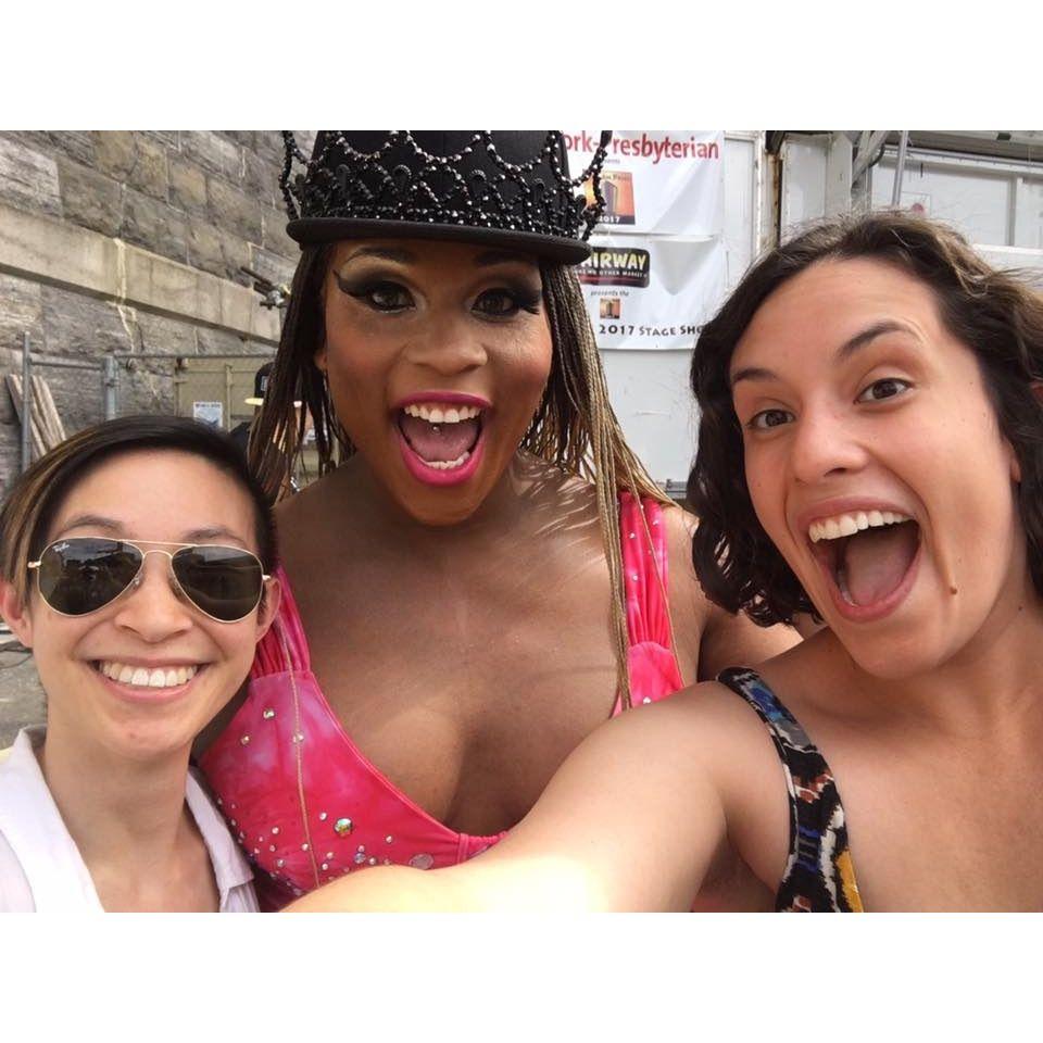 Meeting the illustrious Peppermint, 2017