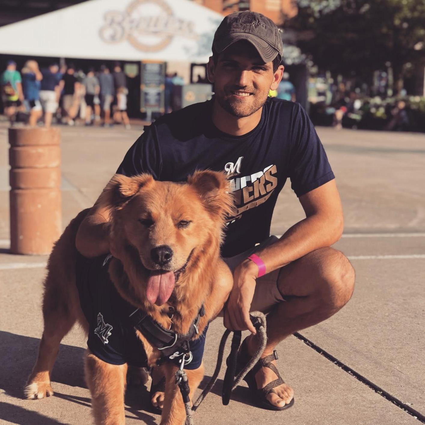 One of the best perks about living in Milwaukee is how dog friendly it is. A lot of our date nights include dog friendly activities like the Bark at the Park Brewers game I dragged Mike along to.