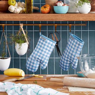 Gingham Oven Mitt, Set of 2