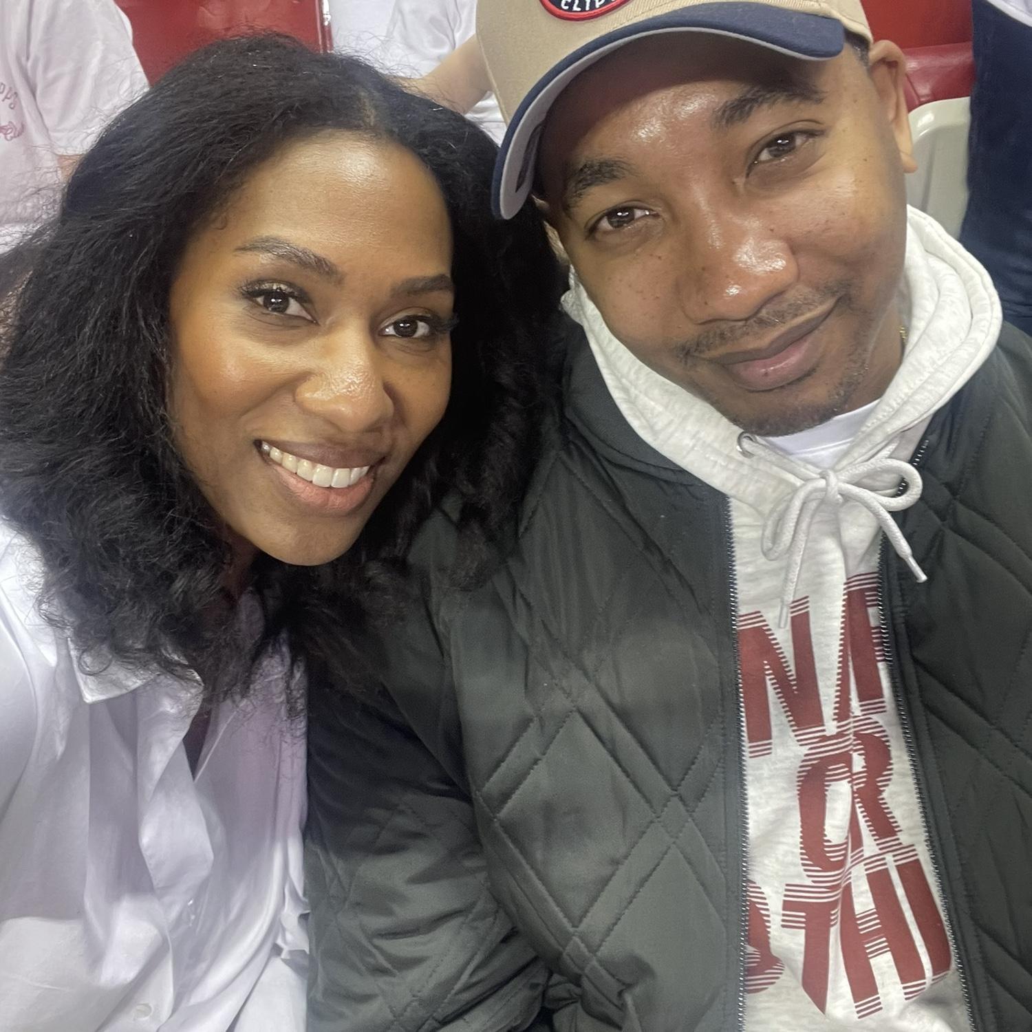 Supporting Uncle Woody at his last game at IU.
