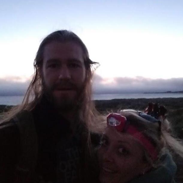An early evening hike on the coast.