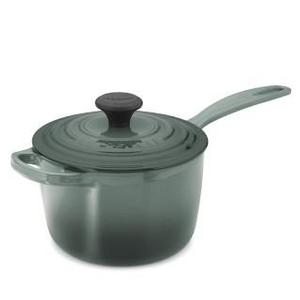 Le Creuset Signature Cast-Iron Saucepan, 1 1/2-Qt., Ocean
