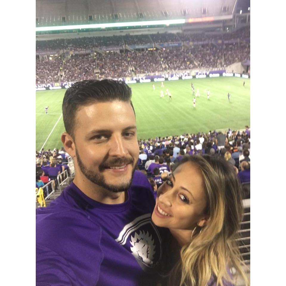 One of our favorite things to do together is sporting events. #OrlandoCity