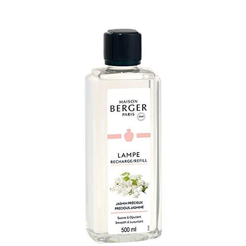 Precious Jasmine - Lampe Berger Fragrance Refill for Home Fragrance Oil Diffuser - 16.9 Fluid Ounces - 500 milliliters