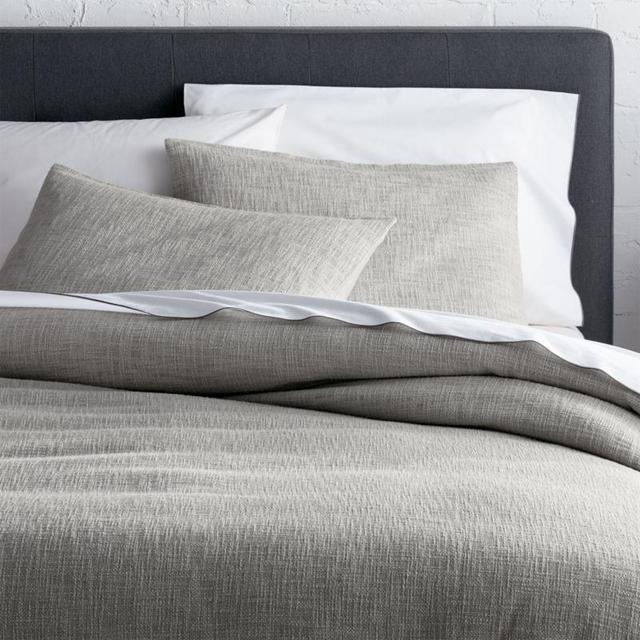 Lindstrom Grey Full/Queen Duvet Cover
