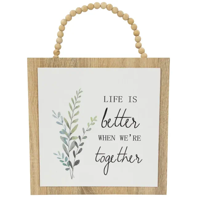 Northlight Life is Better Together Wall Decoration - 11.75"