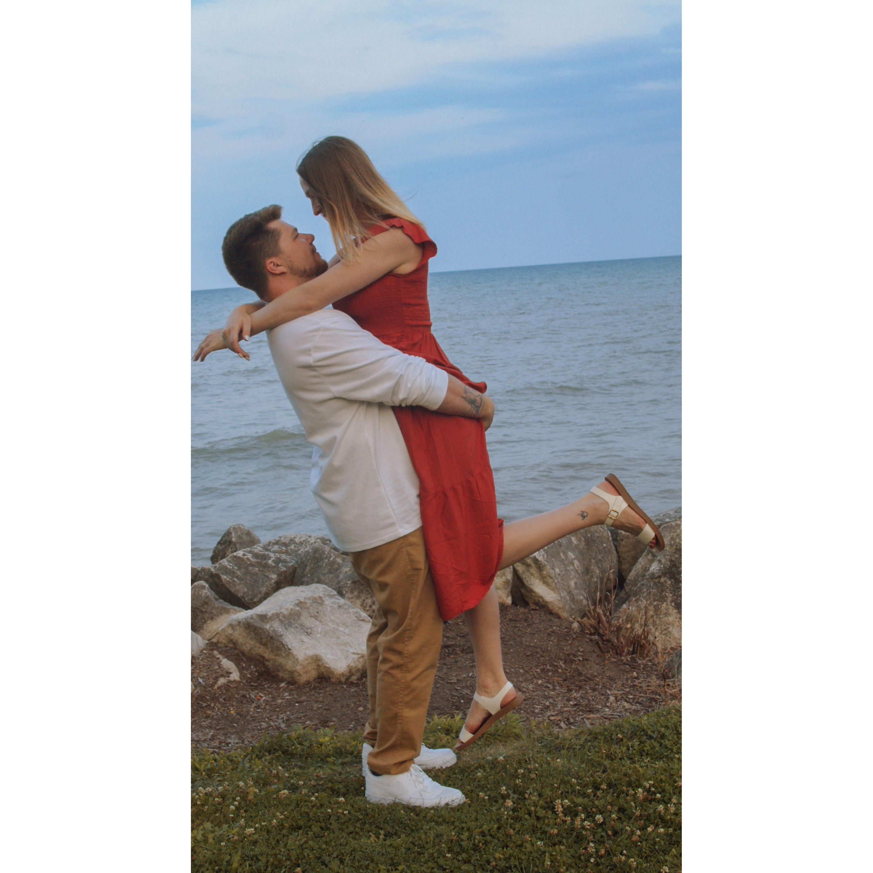 Engagement photo session