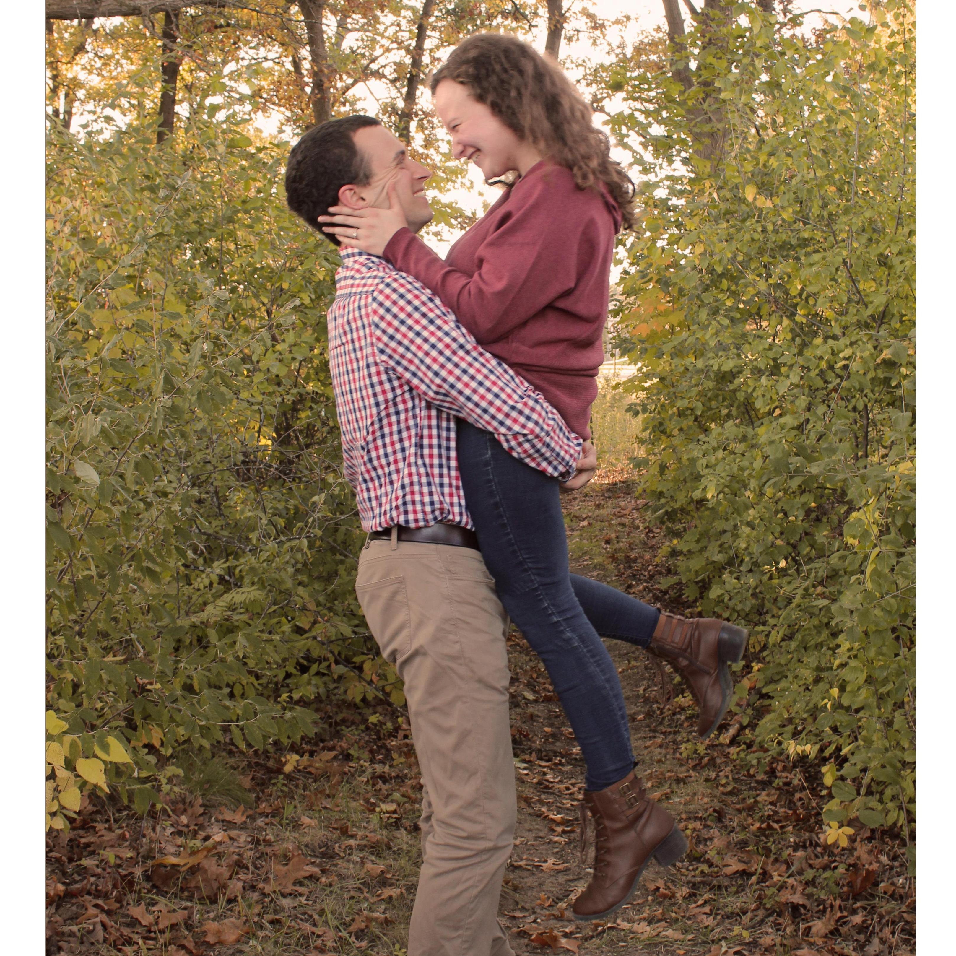 Engagement photos. Photo Credit: Michele Dimond