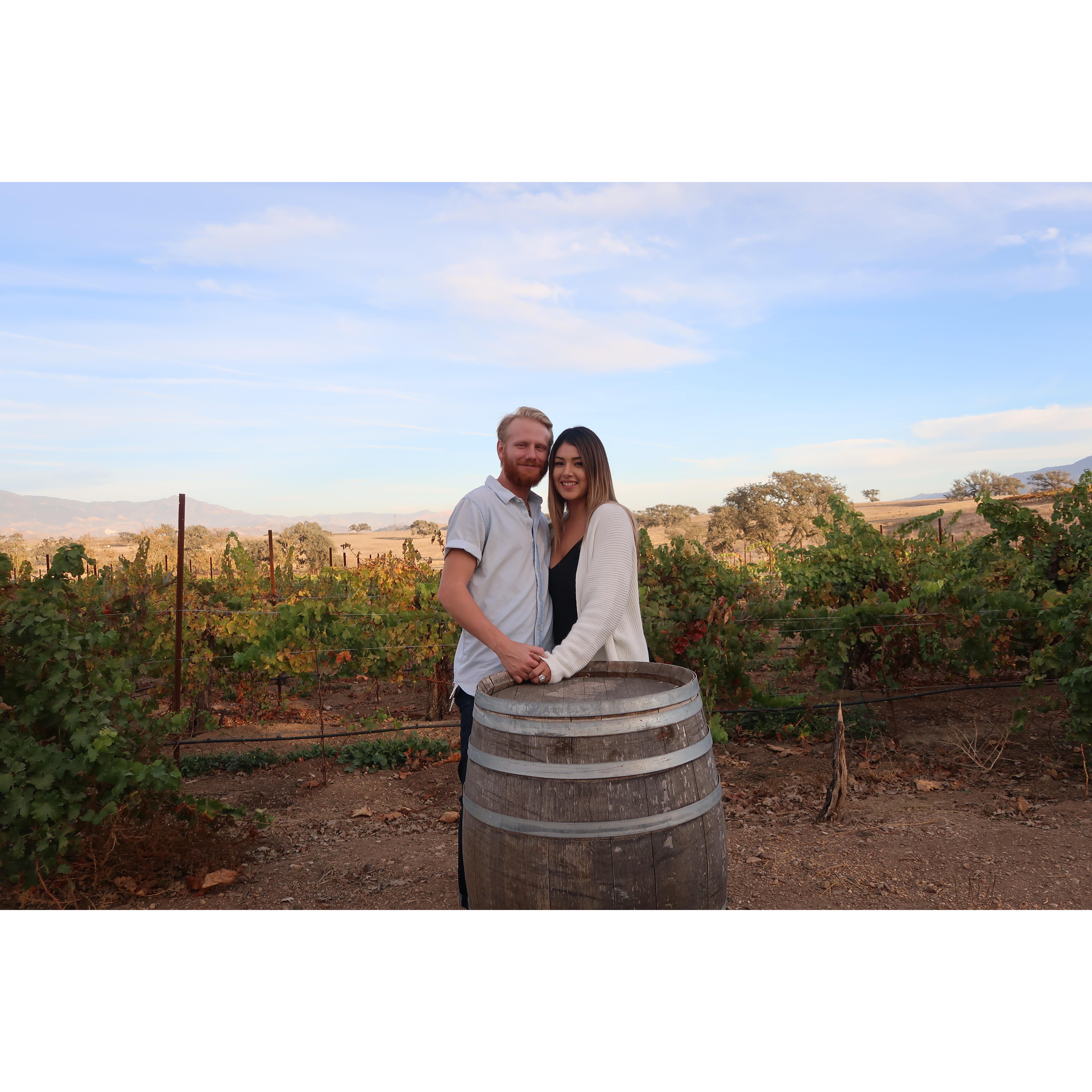 Tasting Wine in Los Olivios