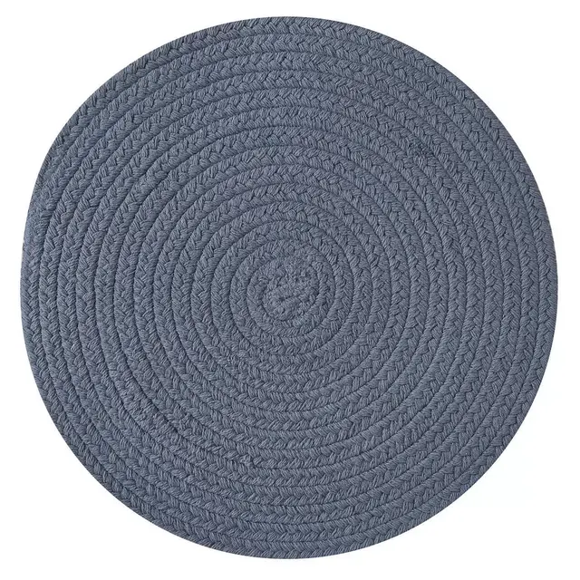 Split P Marine Blue Essex Round Placemat Set of 4