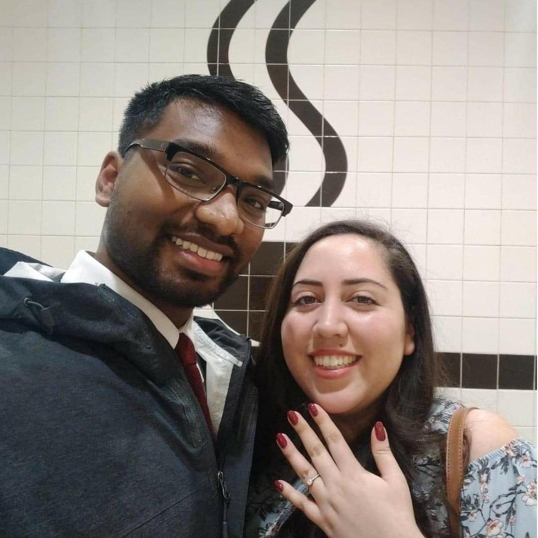 Mandatory ring pic after we got engaged!