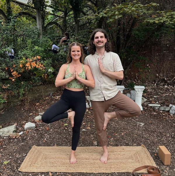 Couples Yoga… bc why not!?