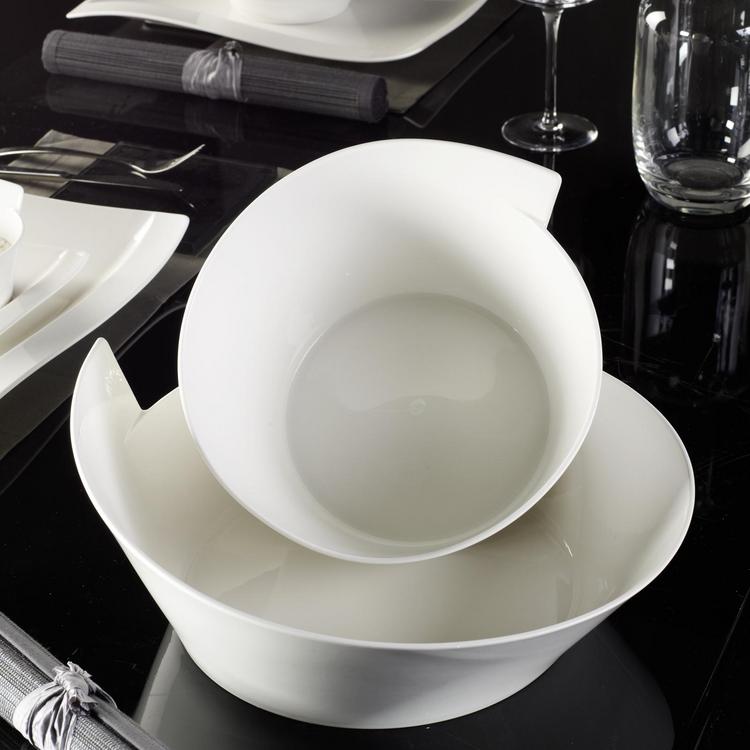 Villeroy & Boch フロウボウル　4枚セット Villeroy & Boch New Wave Set of Four 20 fl. oz. White