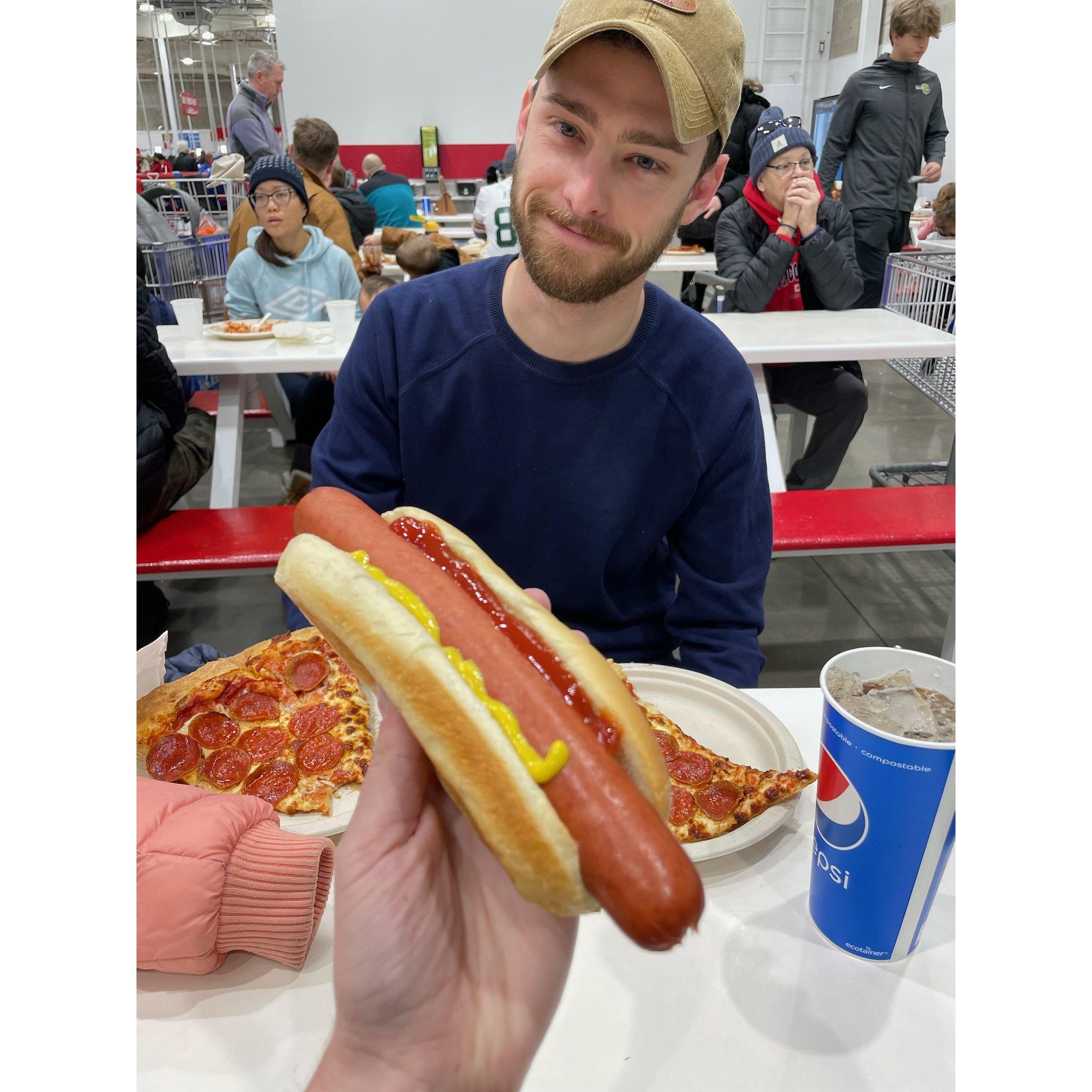 Claire and Jake take their most expensive date followed by a Costco hotdog