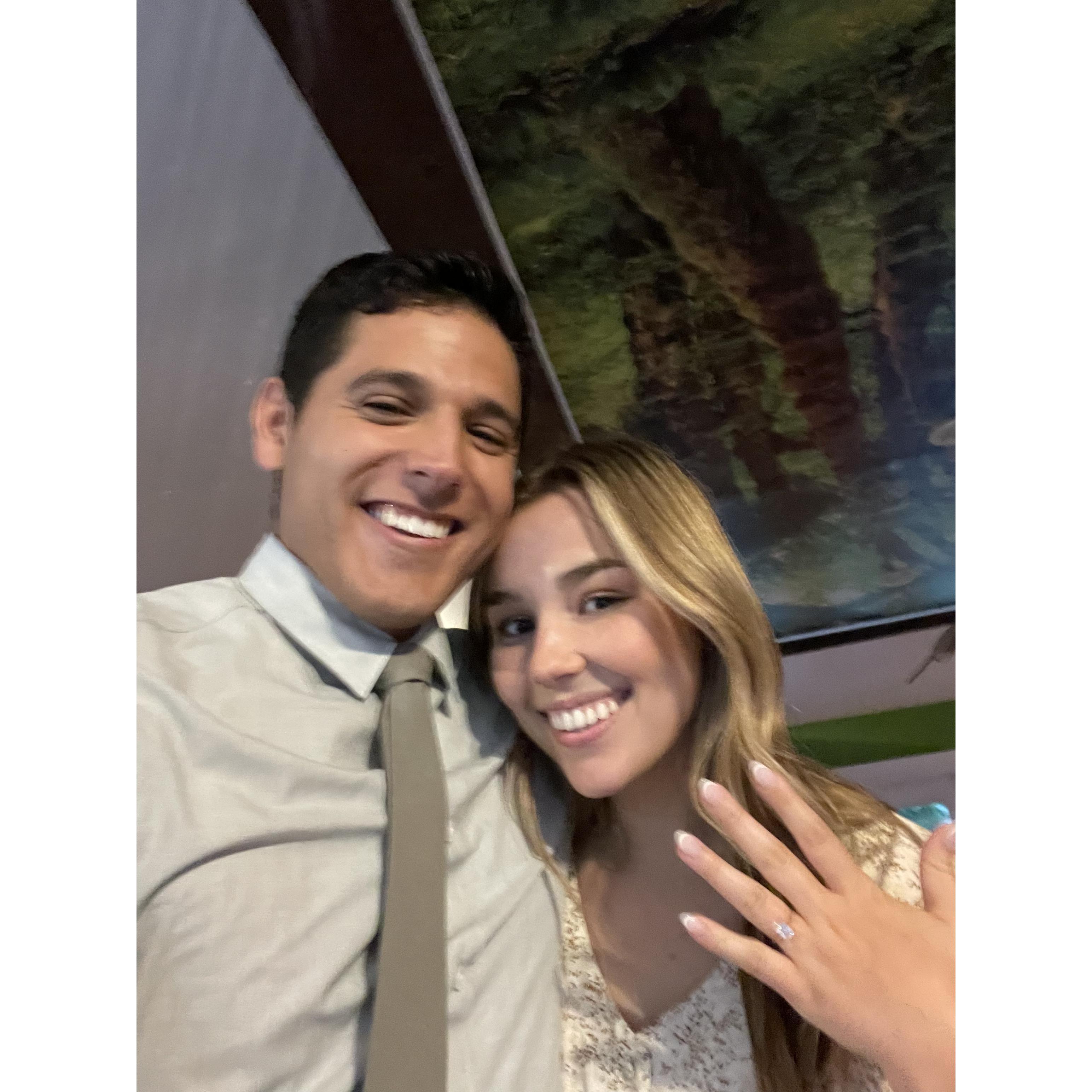 She said "Yes!"
