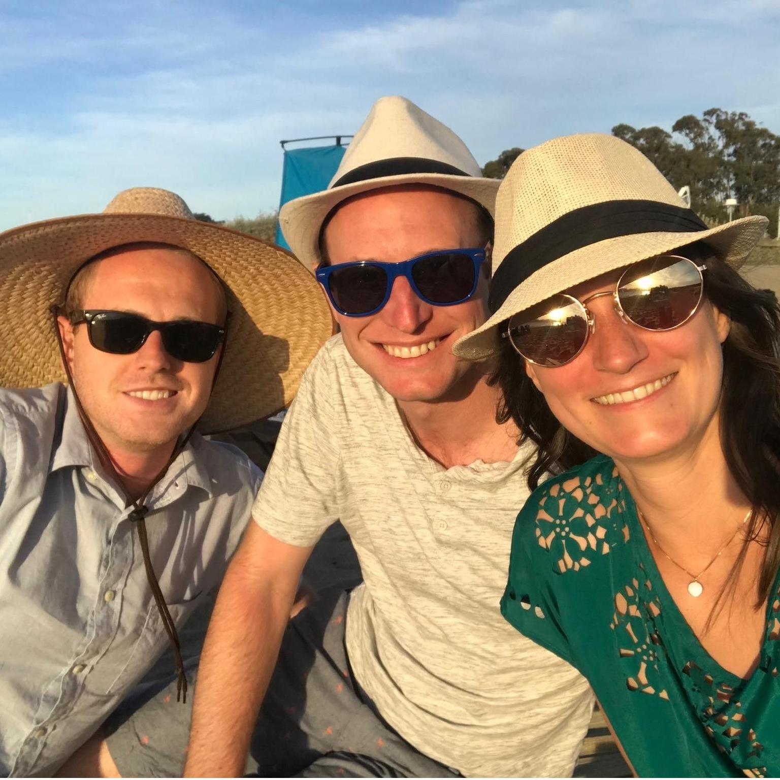 Hats required (Chris, Evan, Lisa)