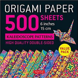 Origami paper in kaleidoscope patterns (500 sheets) - Teen Psych