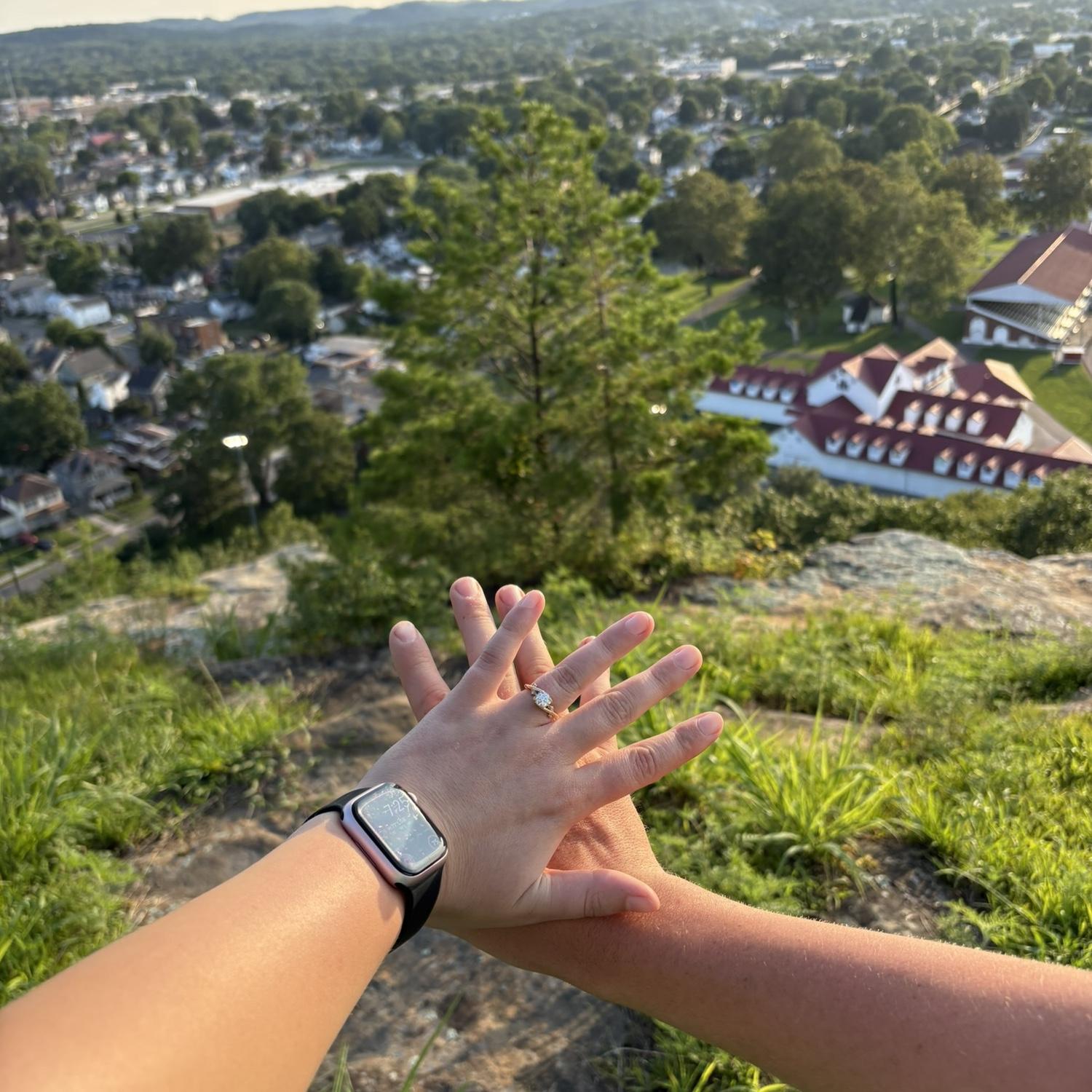 From the day we got engaged!