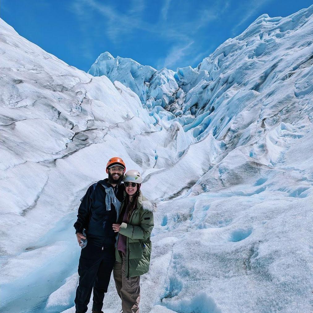Trekking a glacier in Patagonia...NBD