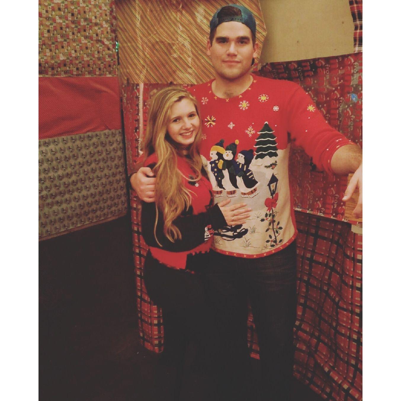 Back to the beginning in 2016! Our second date at a KA Christmas Party!