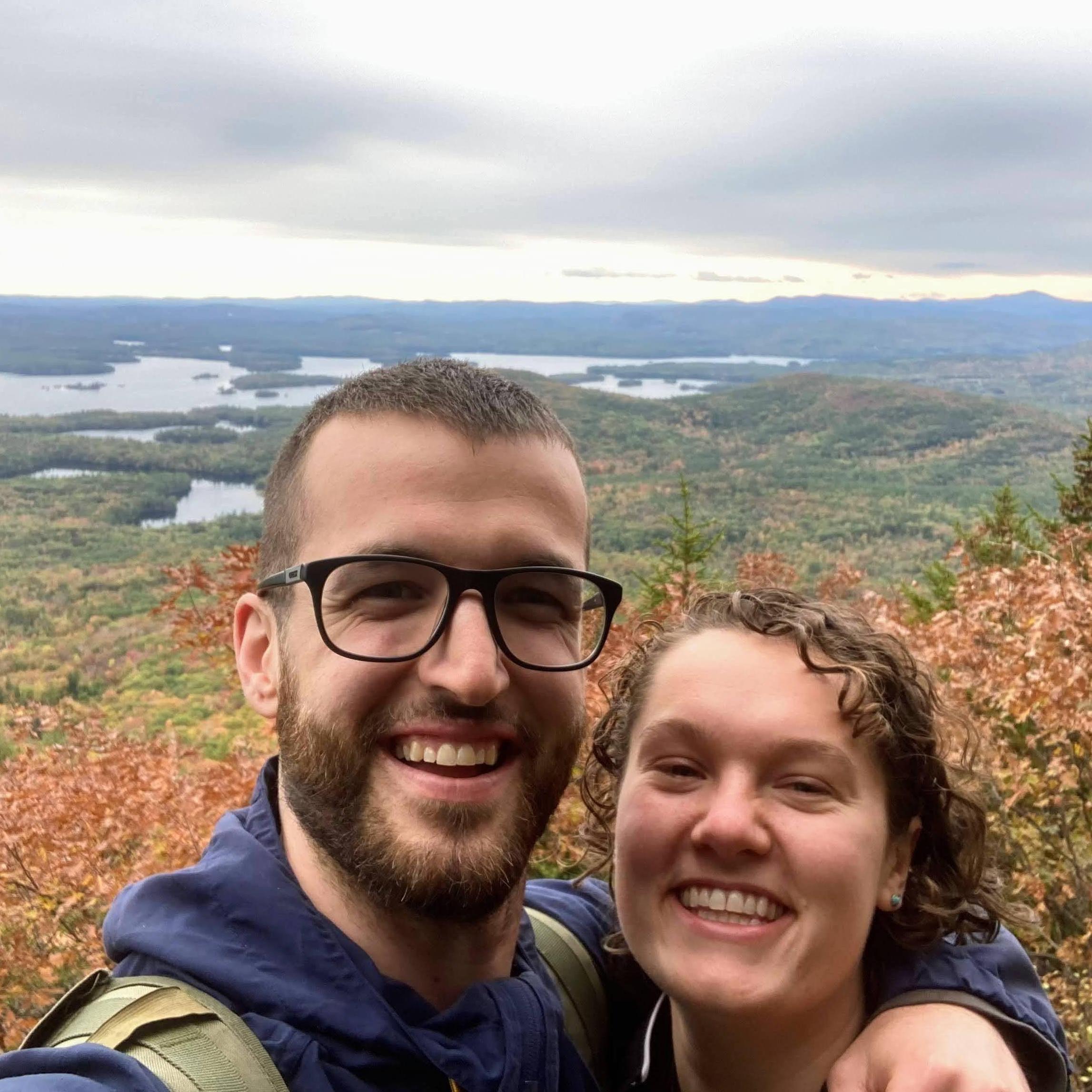 Falling more in love during a fall hike!