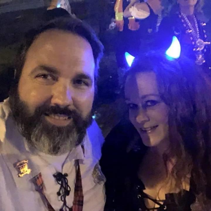 One of our favorite parades-Knight parade with our Krewe