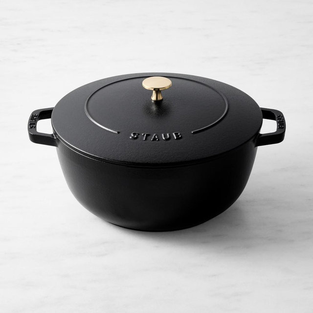 Staub Enameled Cast Iron Essential French Oven, 5-Qt., Matte Black