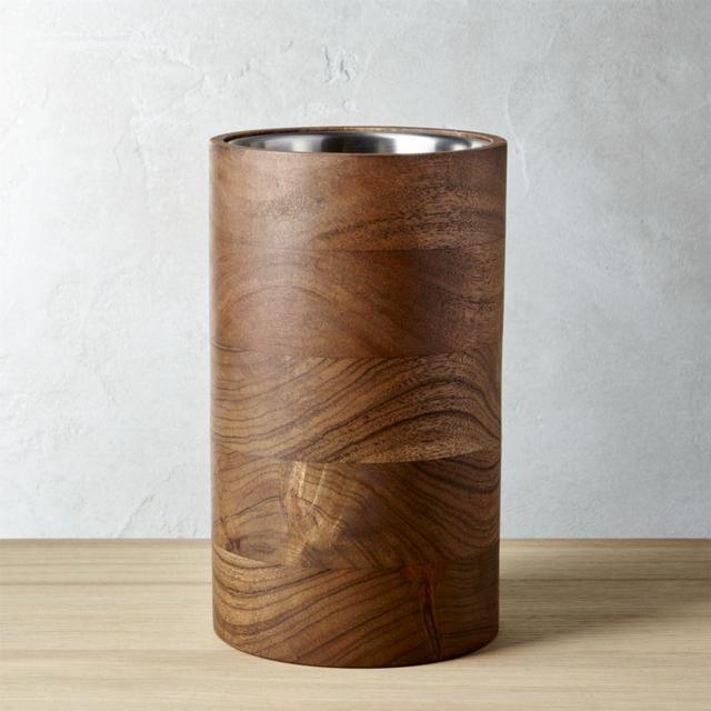 Acacia Wood Wine Chiller