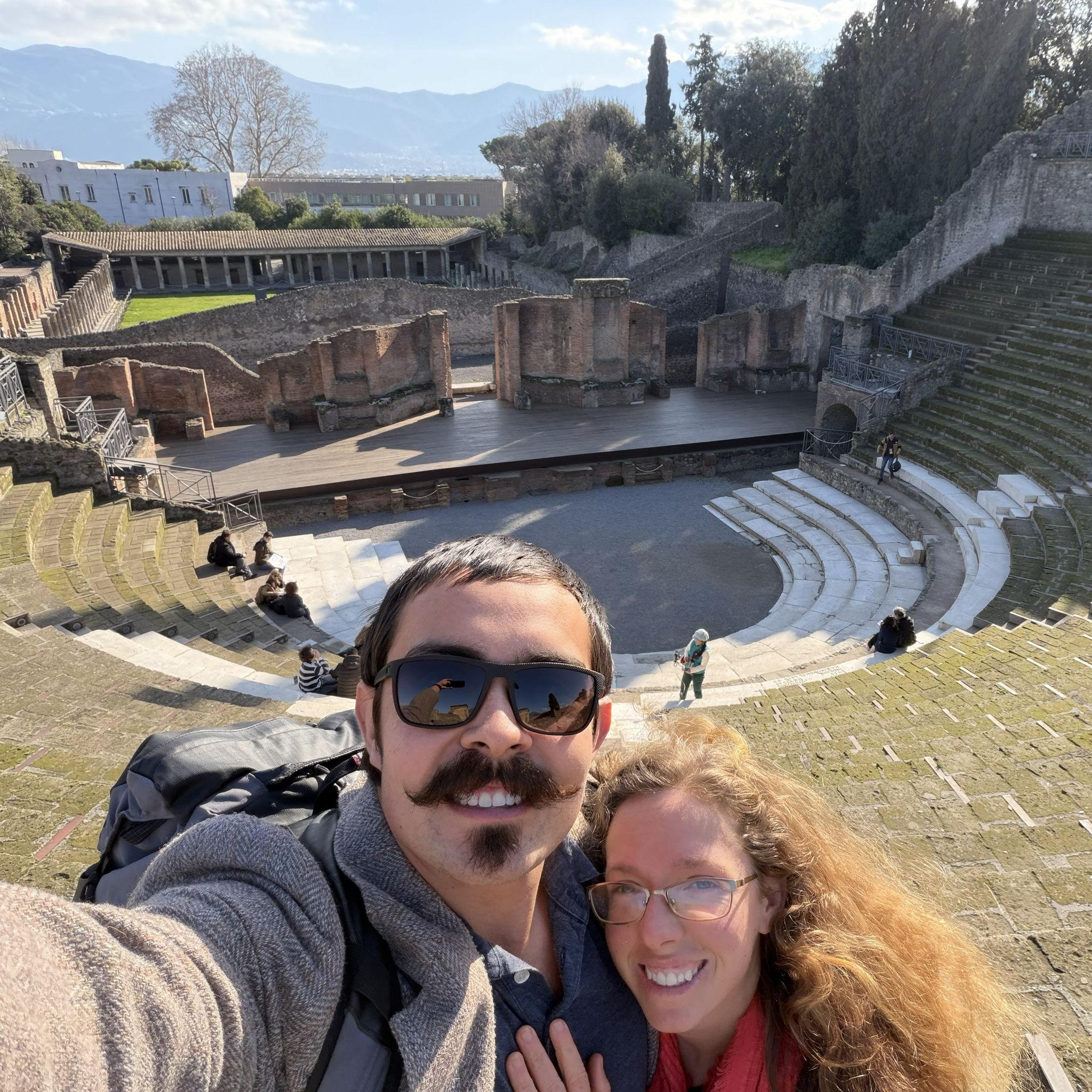 In the Theater of Pompeii