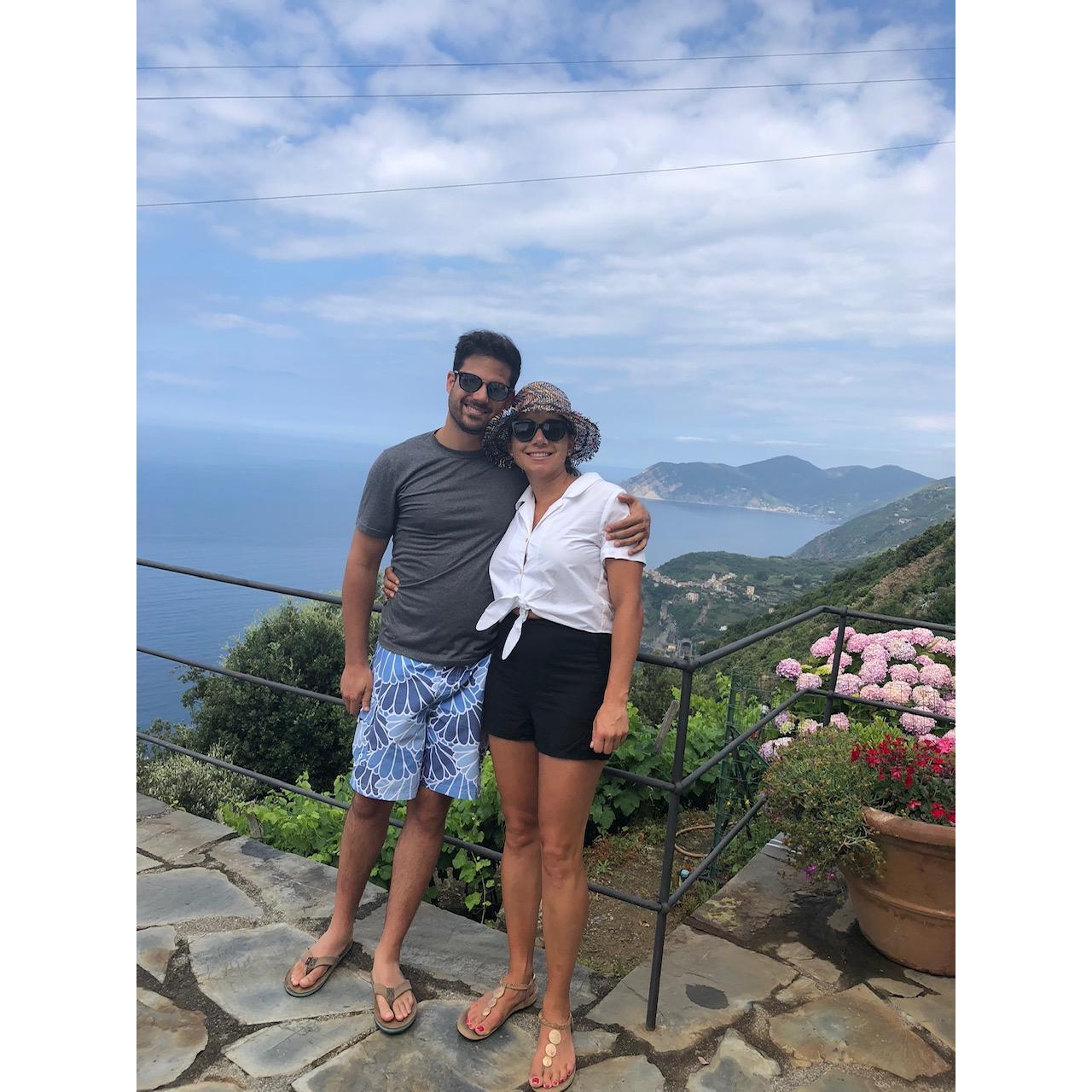 Our third date...we met in Cinque Terre, Italy