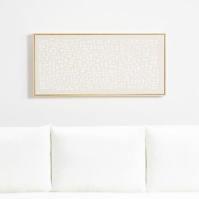 Patchwork White | Crate & Barrel