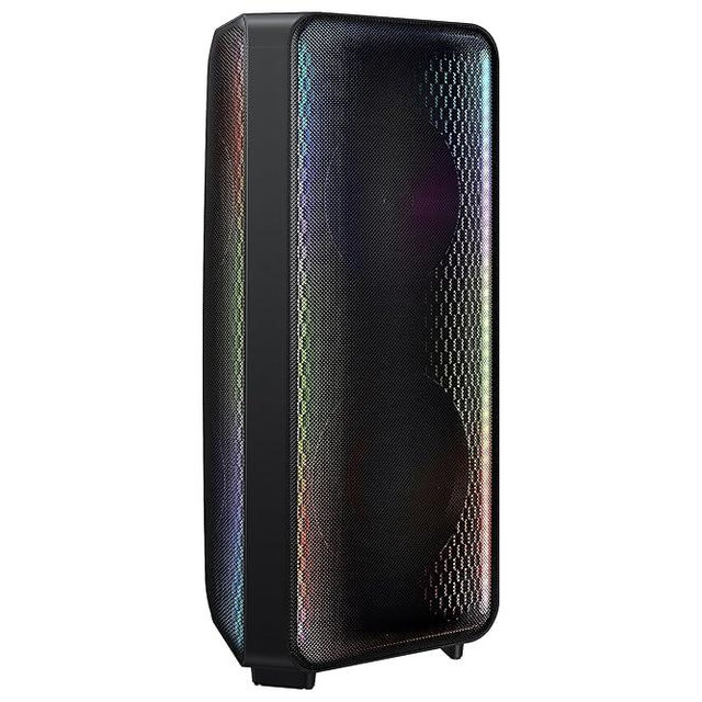 SAMSUNG MX-ST50B Sound Tower High Power Audio, 240W Floor Standing Speaker, Bi-Directional Sound, Built-In Battery, IPX5 Water Resistant, Party Light+, Bluetooth Multi-Connection, 2022
